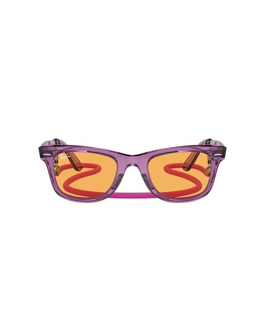 Ray-Ban Multicolor Original Wayfarer Colorblock Sunglasses Frame Lenses