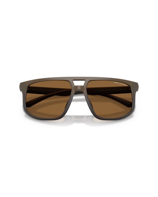 ARMANI EXCHANGE Black Sunglass Ax4161su for men