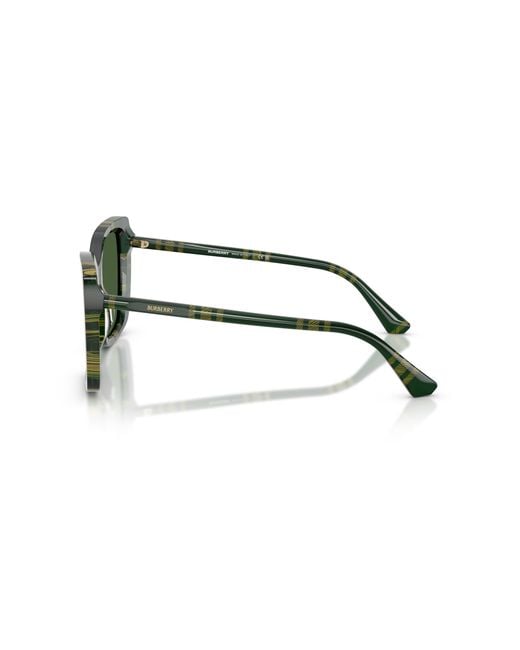 Burberry Green Sunglass Be4456f