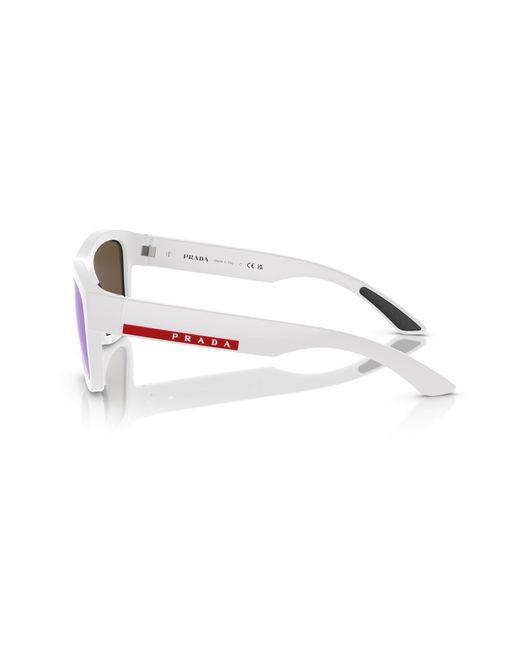 Prada Linea Rossa Black Sunglass Ps A06s for men