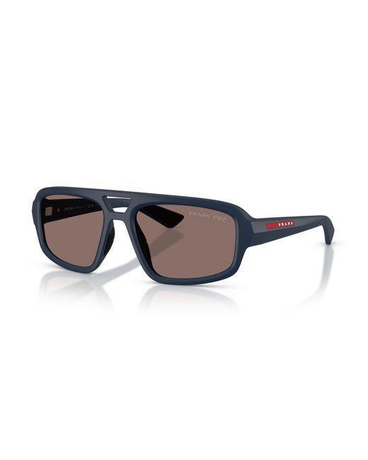 Prada Linea Rossa Black Sunglass Ps B11su for men