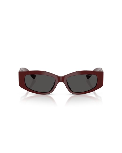 Jimmy Choo Black Geometric-Frame Sunglasses