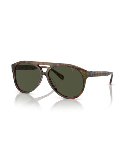 Ralph Lauren Green Sunglass The Cruiser for men