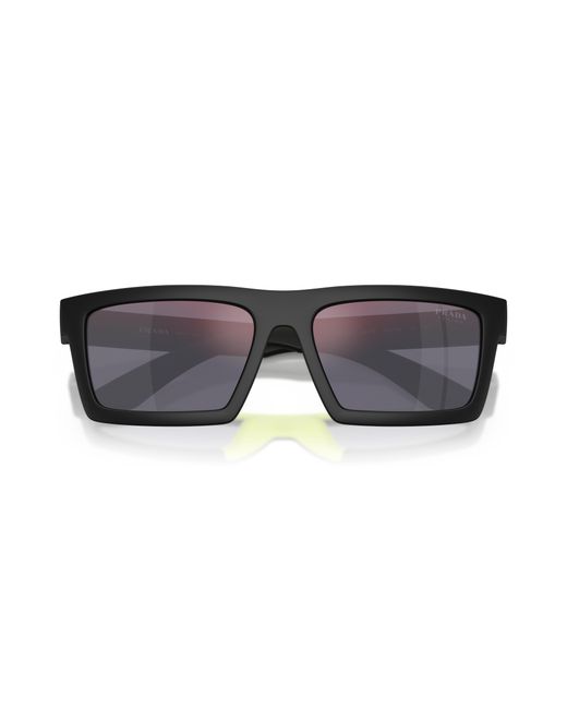 Prada Linea Rossa Black Sunglass Ps A07s for men
