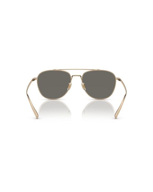 Oliver Peoples Black Sunglass Rivetti