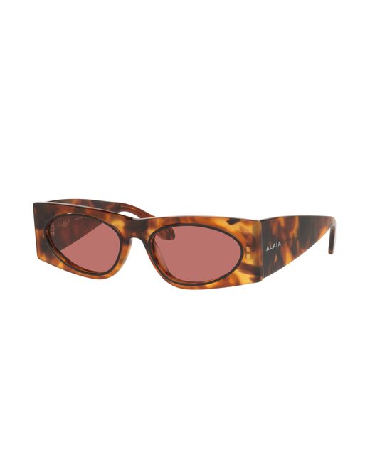 Sunglass AA0085S Alaïa de color Black