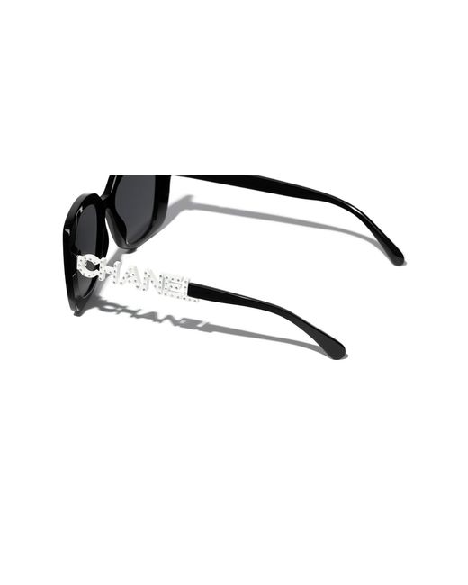 Chanel Black Sunglass Square Sunglasses Ch5422b
