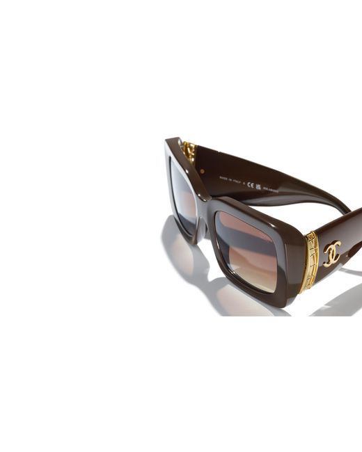 Chanel Black Sunglass Ch5534a Rectangle Sunglasses Ch5534a