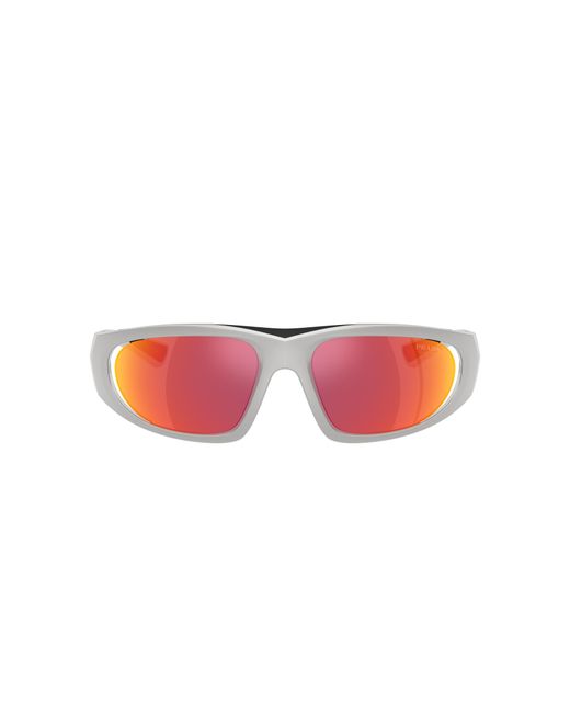 Prada Linea Rossa Black Sunglass Ps 01us Active for men