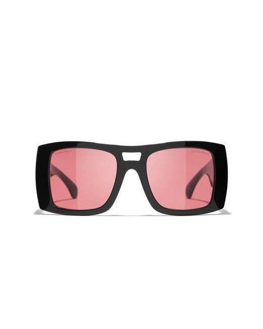Chanel Black Sunglass Square Sunglasses Ch5539