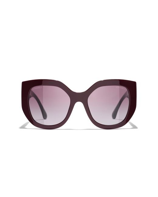 Chanel Black Sunglass Butterfly Sunglasses Ch5550