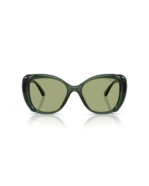 Swarovski Green Sunglass Sk6051u