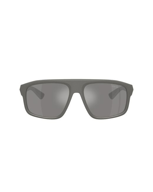 Prada Linea Rossa Black Sunglass Ps B02s for men
