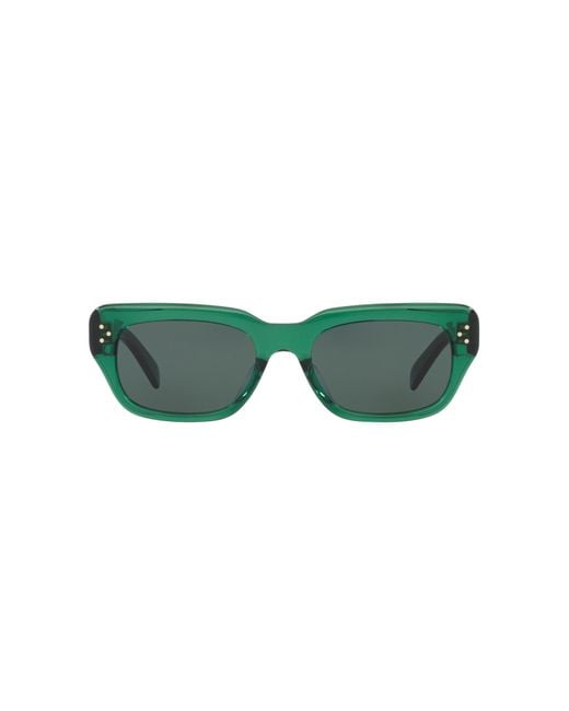 Céline Green Sunglass Bold 3 Dots Cl40267u for men