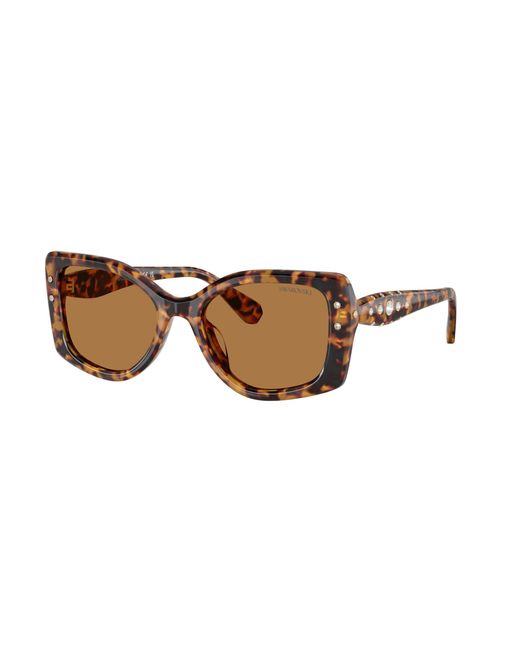 Swarovski Black Sunglass Sk6058u