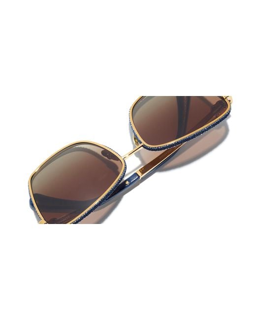 Chanel Black Sunglass Square Sunglasses Ch4289q