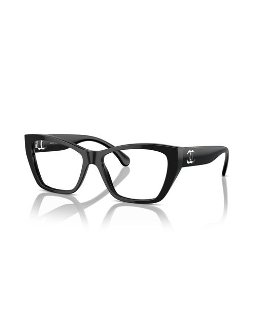 Chanel Black Sunglass Cat Eye Eyeglasses Ch3474a