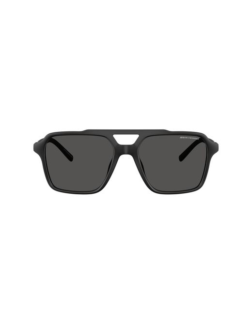 ARMANI EXCHANGE Black Sunglass 0ax4166su for men