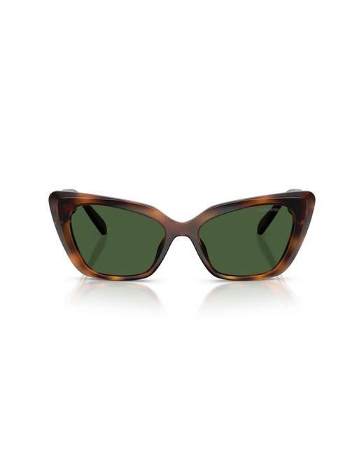 Swarovski Green Sunglass Sk6047