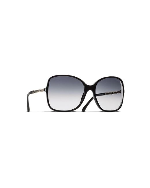Chanel Black Square Sunglasses Ch5210q