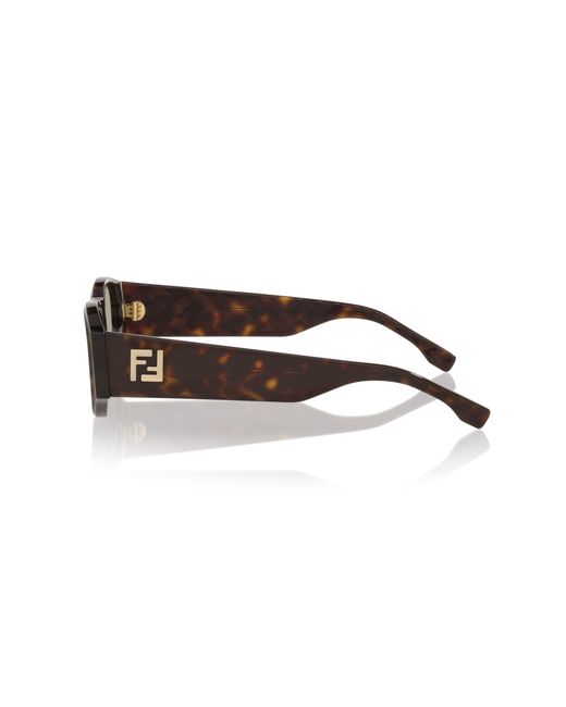 Fendi Black Sunglass Ff Squared Fe40158i for men