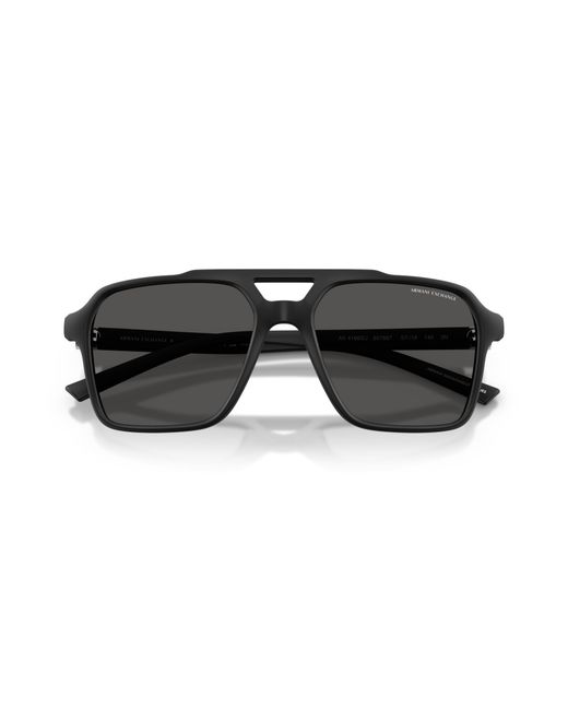 ARMANI EXCHANGE Black Sunglass 0ax4166su for men