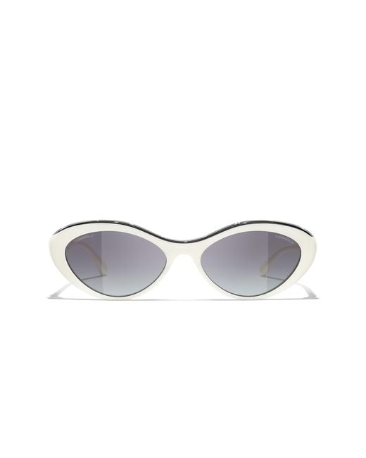 Chanel Black Sunglass Ch5416 Oval Sunglasses Ch5416