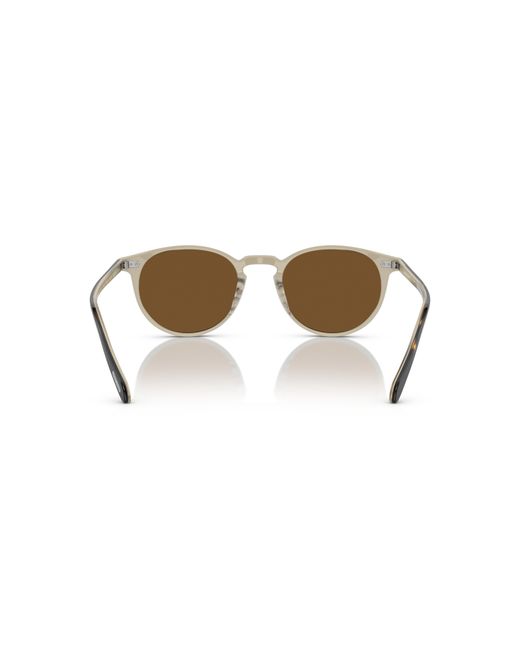 Oliver Peoples Black Sunglass Ov5004su Riley Sun