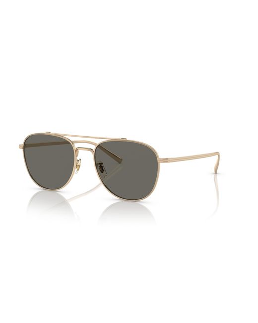 Oliver Peoples Black Sunglass Rivetti