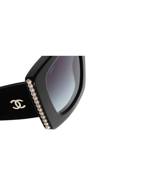 Chanel Black Sunglass Square Sunglasses Ch5480h