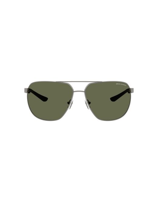 ARMANI EXCHANGE Green Sunglass Ax2047s for men