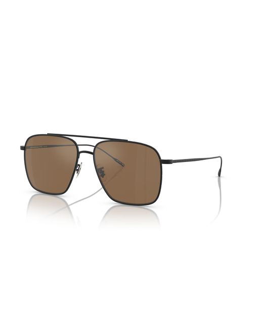 Oliver Peoples Black Sunglass Ov1320st Dresner