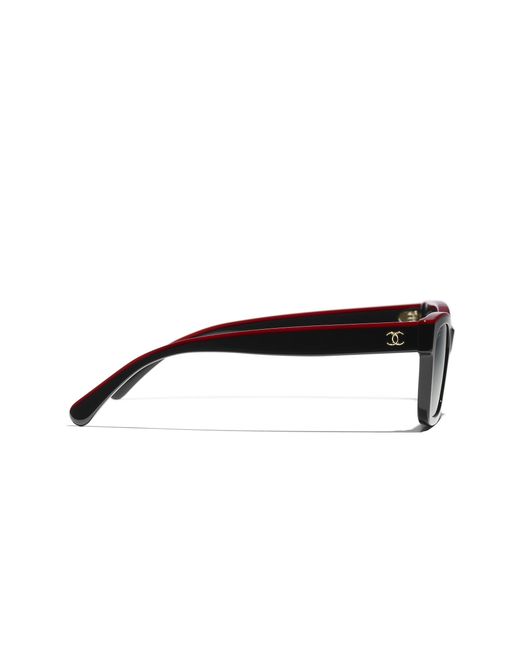 Chanel Black Sunglass Ch5417a Square Sunglasses Ch5417a