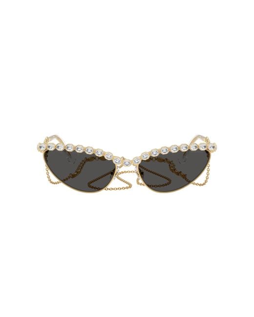 Swarovski Black Sunglass SK7030