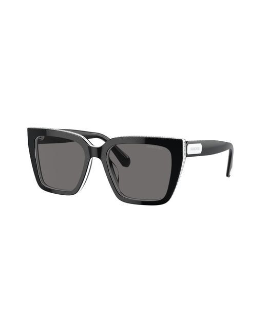Swarovski Black Sunglasses Sk6013