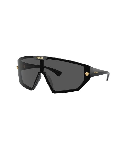 Versace Black Ve4461 Irregular-frame Acetate Sunglasses