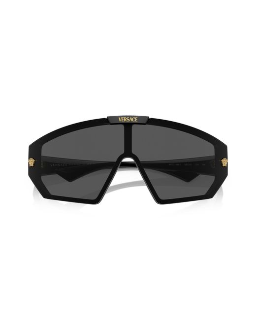 Versace Black Ve4461 Irregular-Frame Acetate Sunglasses