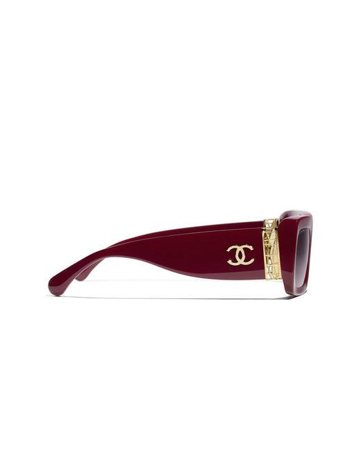 Chanel Black Sunglass Ch5534a Rectangle Sunglasses Ch5534a
