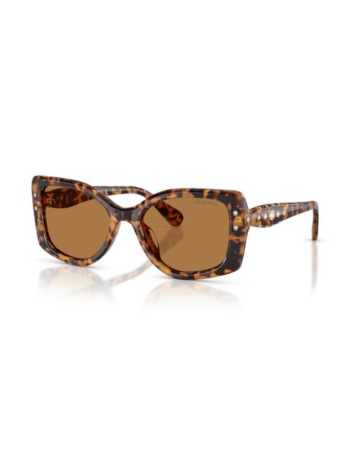 Swarovski Black Sunglass Sk6058u