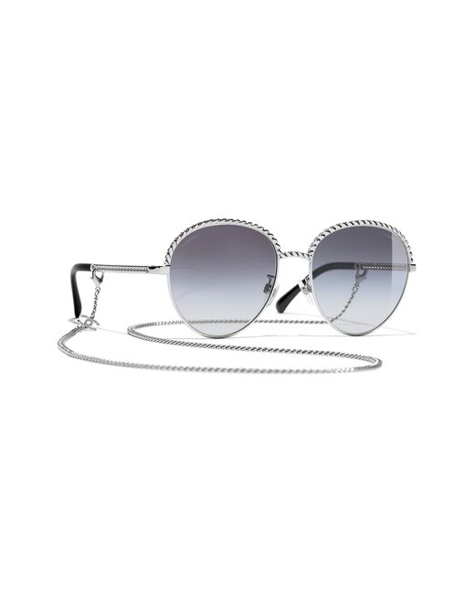 Chanel Black Sunglass Pantos Sunglasses Ch4242