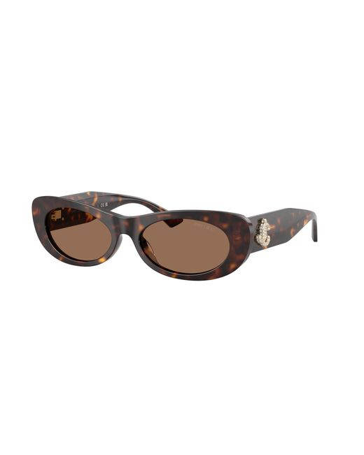 Sunglass JC5038BU Jimmy Choo de color Black
