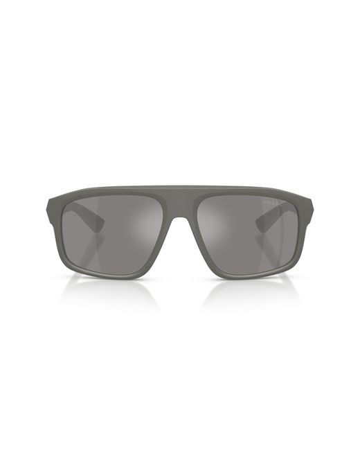 Prada Linea Rossa Black Sunglass Ps B02s for men