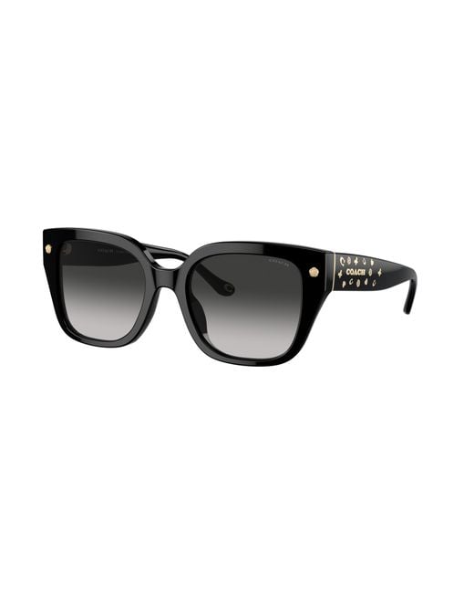 COACH Black Hc8392u Universal Fit Sunglasses