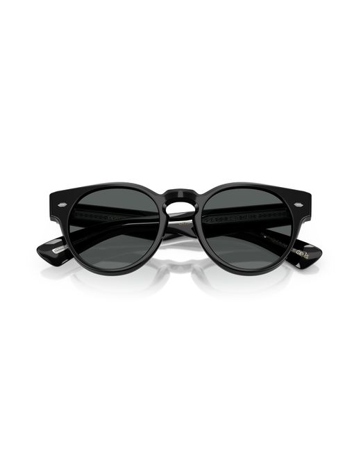 Oliver Peoples Black Sunglass Ov5571su Hayton 18k