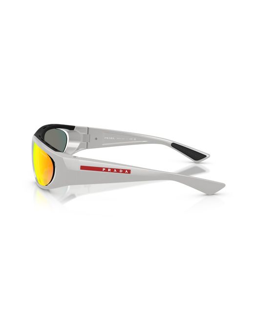 Prada Linea Rossa Black Sunglass Ps 01us Active for men