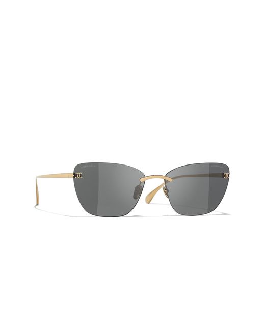 Chanel Black Sunglass Cat Eye Sunglasses Ch4286t
