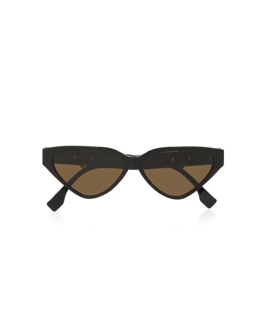 Fendi Black Sunglass Ff Diamonds Fe40184i
