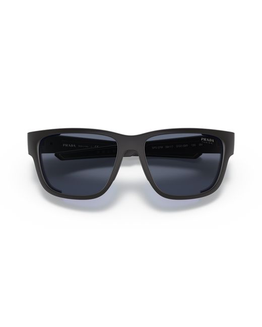 Prada Linea Rossa Black Sunglass Ps 07ws for men