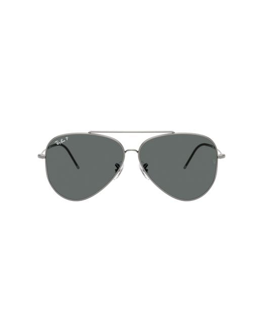 Ray-Ban Black Rbr0101s Aviator Reverse Sunglasses