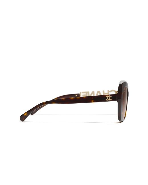 Chanel Black Sunglass Square Sunglasses Ch5422b